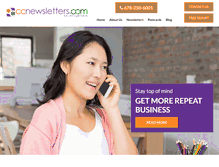 Tablet Screenshot of ccnewsletters.com